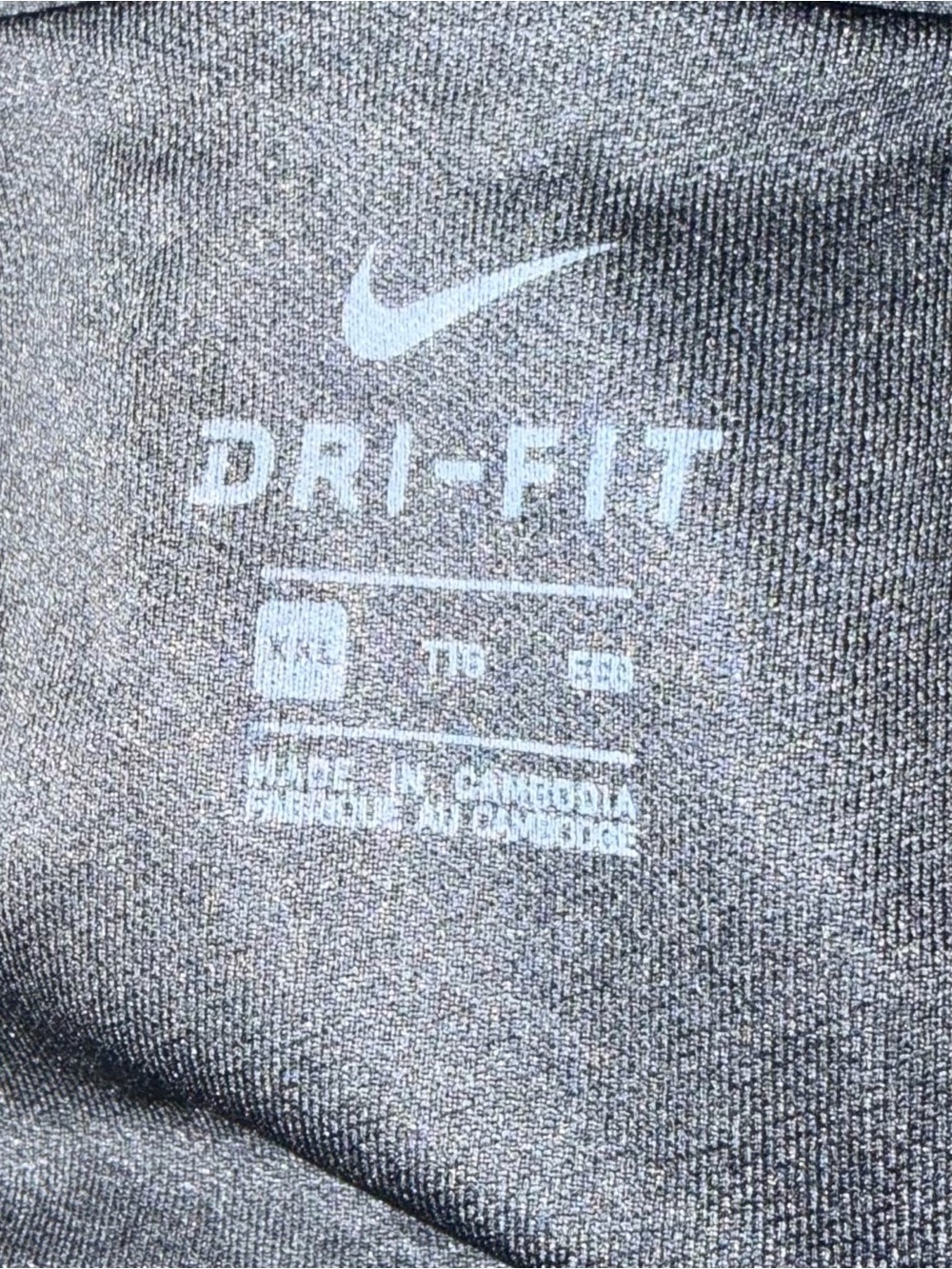 Nike Men’s Black Athletic Shorts with Gray Side Panels - Picture 4 of 4